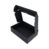 Black Large Meal Box With Window 1X200 Pieces